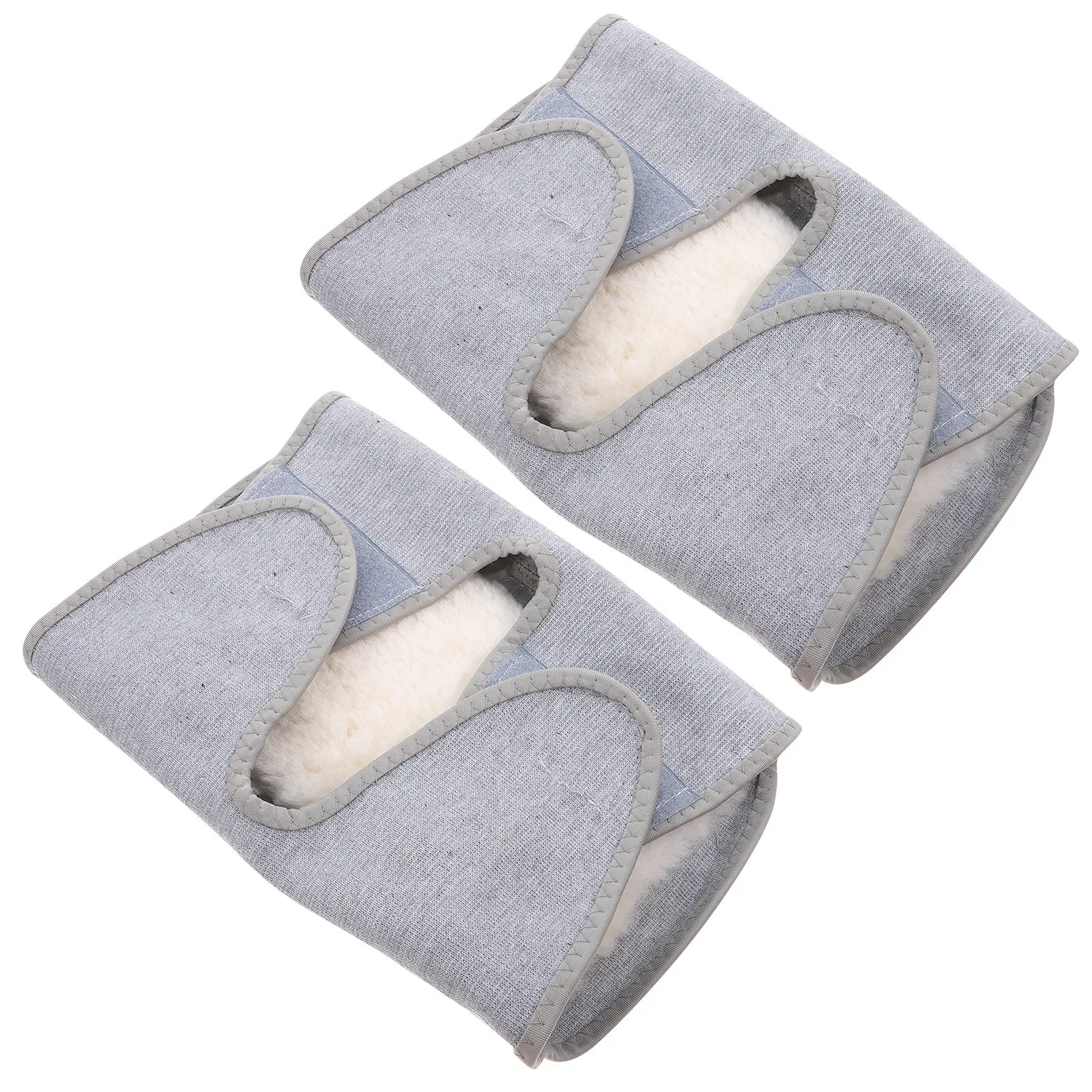 2Pcs Ergonomic Lightweight Knee Support Sleeves for Men and Women Warm Protector with Grip Comfort for Running
