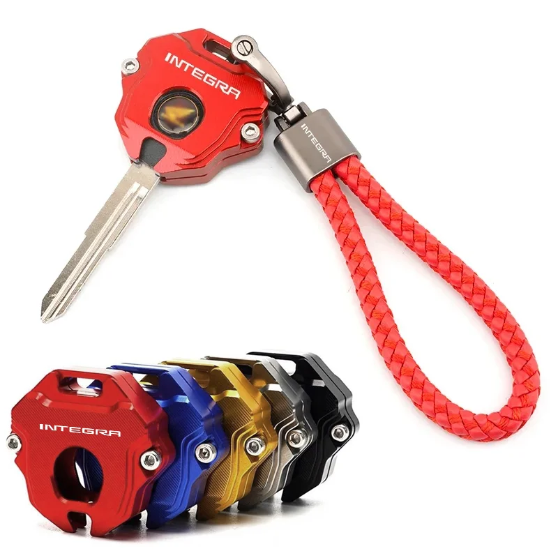 

NEW FIT For Honda Integra A4 NC700 NC750 NC750D NC750S Motorcycle Accessories CNC Key Cover Case Shell Embroidery Badge Keyring