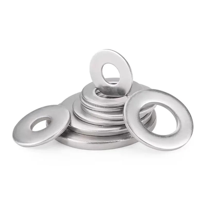 50pcs/ Lot Outdoor Main Shaft 5CR13MOV Plus hardened washers for bearings Stainless Steel Flat Gasket Folding Knife Accessories