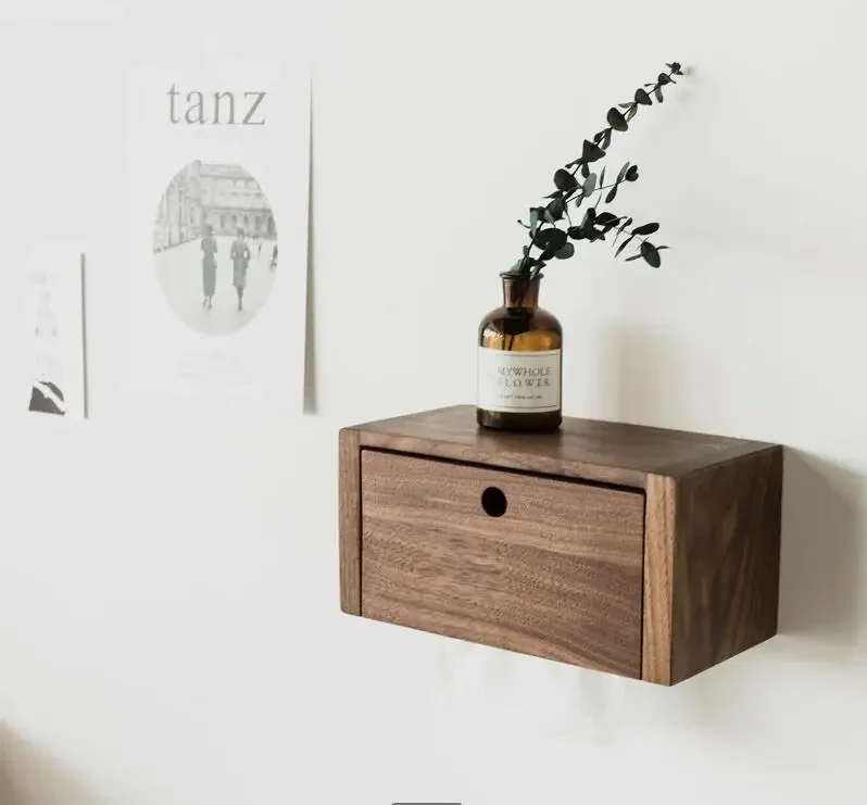 Wall-mounted Tissue Box Solid Wood Holder Napkin Storage Boxes Holders Paper Towel