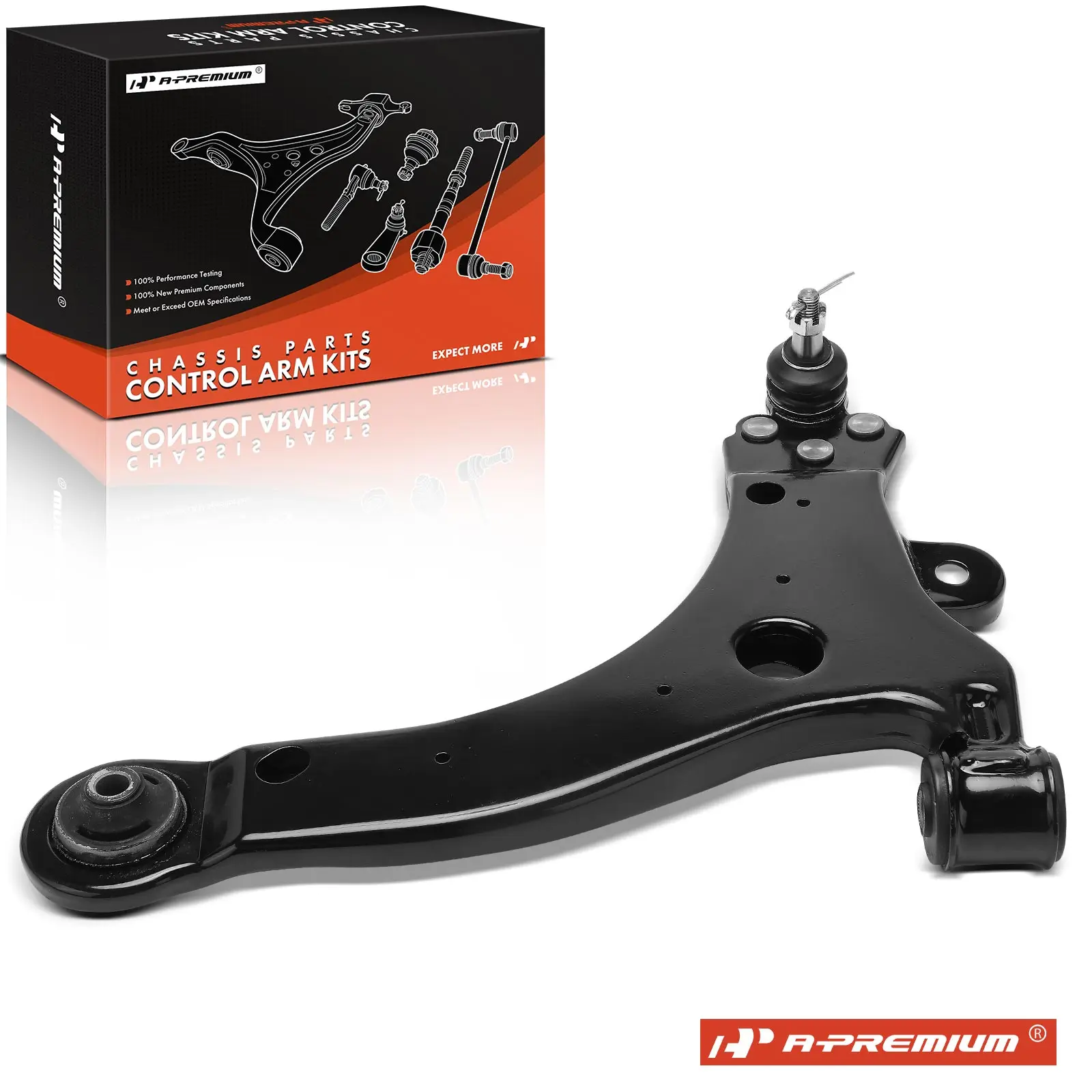 A-Premium Front Right Lower Control Arm Ball Joint Assembly for Chevrolet Impala 2006-2013 Buick Regal 1997-2004 Allure Century