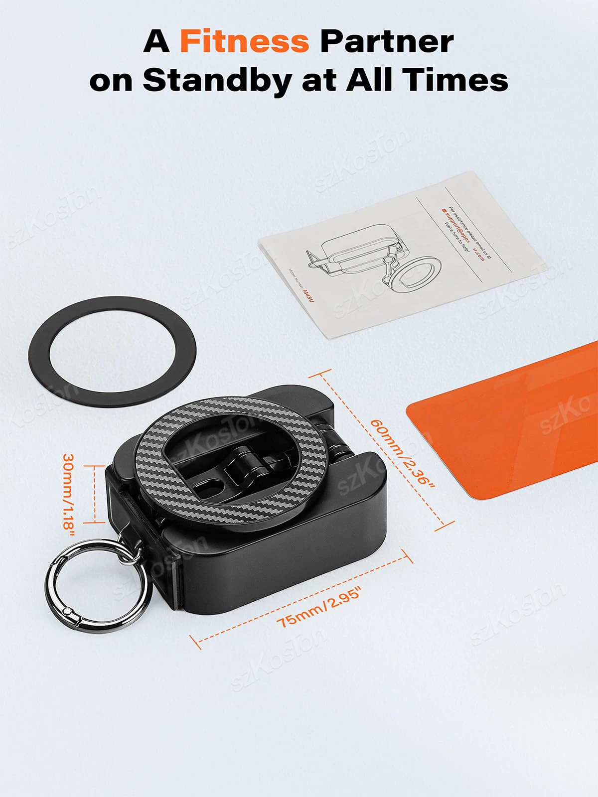 Magnetischer Handyhalter mit Universal-Tablett, Tischklemme, Fitnessstudio-Telefonständer, doppelseitige Magnete für iPhone 17–12-Serie – Detail 1