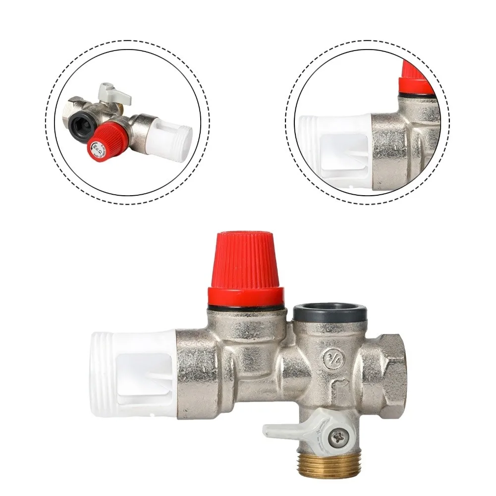 

One-way Pressure DN20 Safety Valve Wear-resistant Brass Heat Retention Capability Valve Water Heater Safety Valve