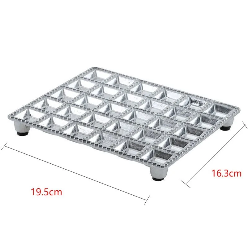 Dumpling mold aluminum alloy dumpling mold dumpling 30 grid bag Wonton
