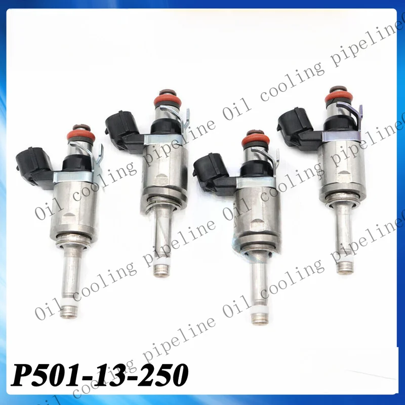A+ Set of 4pcs New Fuel Injectors P501-13-250 Fits For Mazda 2 3 MX-5 Europe
