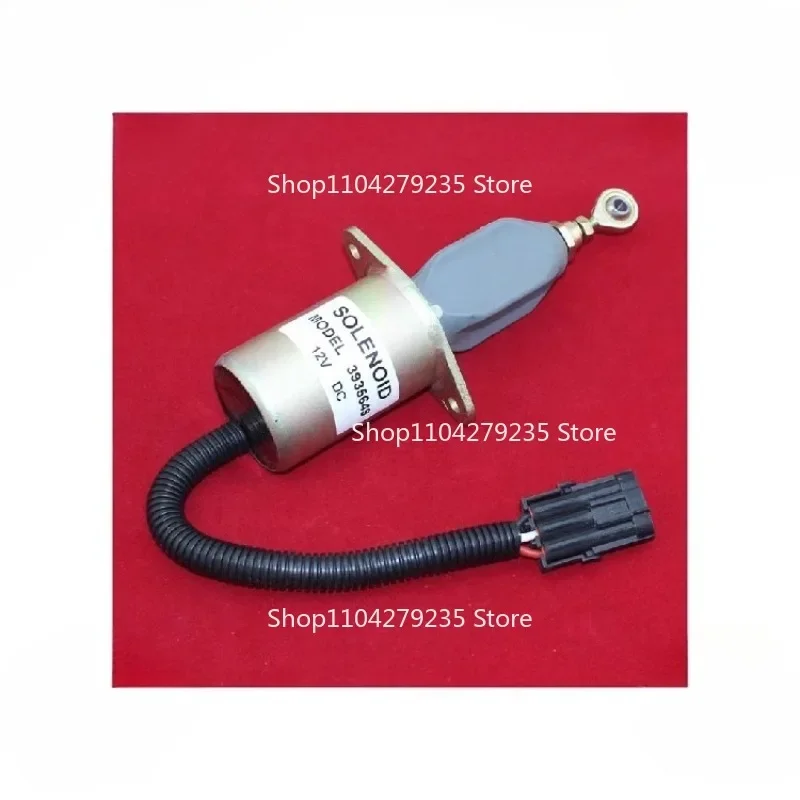 

Suitable for Construction Machinery Engine 3935649 3935650 Shut-off Solenoid Valve Oil Cut-off Switch 12V/24V