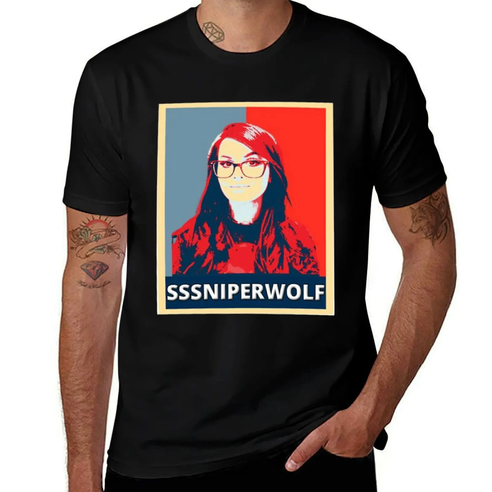 

SSS Sniper Wolf T-Shirt Street Fashion Casual Tee Shirt