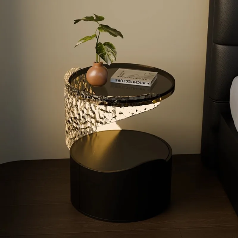 

Organizer Nordic Nightstands Design Modern Dark Living Room Nightstands Bedside Bedroom Luxury Tavolino Da Letto Home Furniture