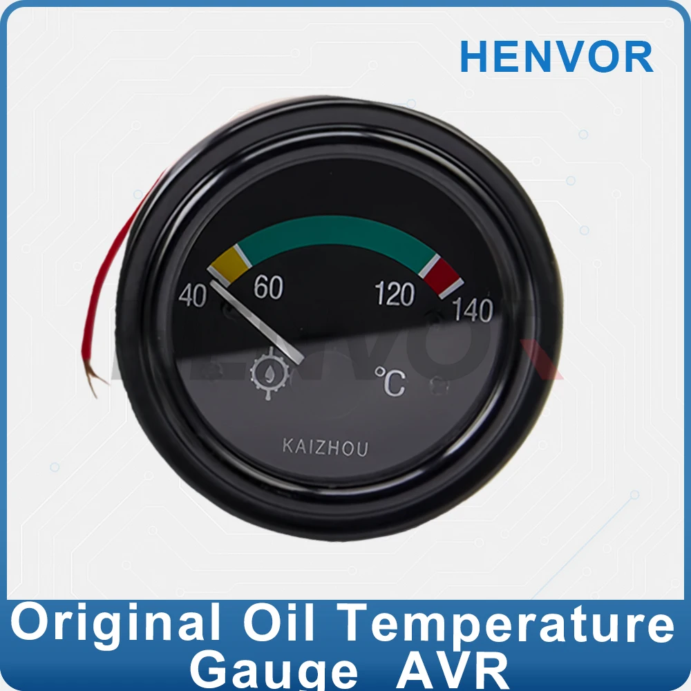 

55MM Oil Temperature Gauge 40 To 140C Engine Temp Meter For Generator Set Accessories