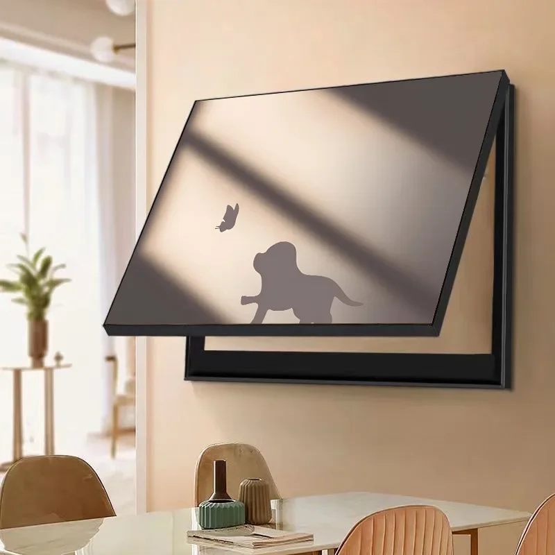 Innovative Shadow Art Power Box Cover - No-Drill Wal/l Decor for Living Room, Conceals Electrical Switches & Meter Boxes