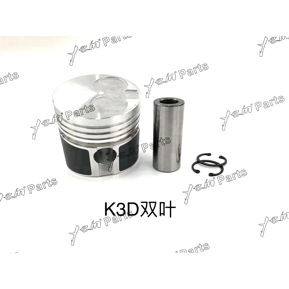 Hot Sell Piston Set Oversize 73mm (+0.50mm) For Mitsubishi K3D K4D (MM436618) Engine Parts