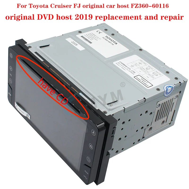 For Toyota Cruiser FJ original car host FZ360-60116 original DVD host 2019 replacement and repair (have CD )