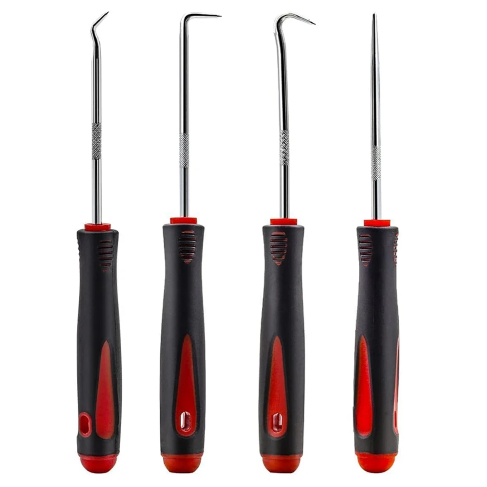 Auto Auto Veicolo Paraolio Cacciaviti Set O-Ring Guarnizione Guarnizione Estrattore Rimozione Pick Ganci Strumenti Strumenti di Riparazione di Tenuta 16 cm 4 Pezzi