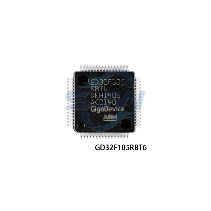 GD32F105RBT6 GD32F105RCT6 GD32F105VCT6 GD32F105VGT6 encapsulation LQFP-64 LQFP-100 ARM-M3 Single-Chip Microcomputer