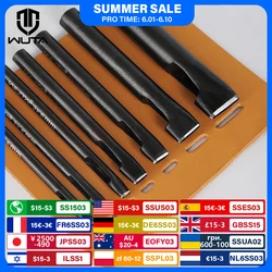 WUTA 1pc Basic Series Leather Oblong Belt Hole Puncher Oval Hole Strap Watch Band Heavy Duty Flat Hollow Punch DIY Craft Tools