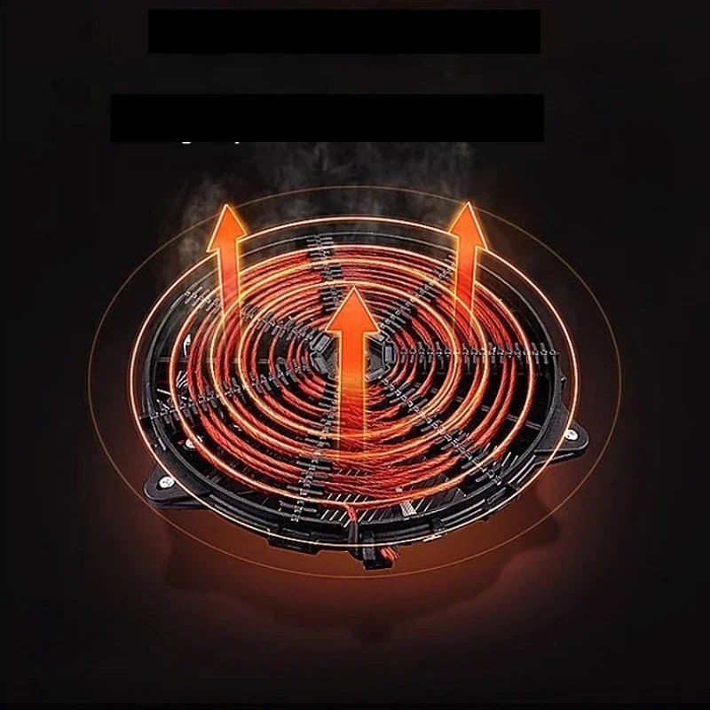 High Power  Electric Cooker Induction Cooker Hob Commercial Four-head Built in Cooking Unit Electric Stove Cooktop.