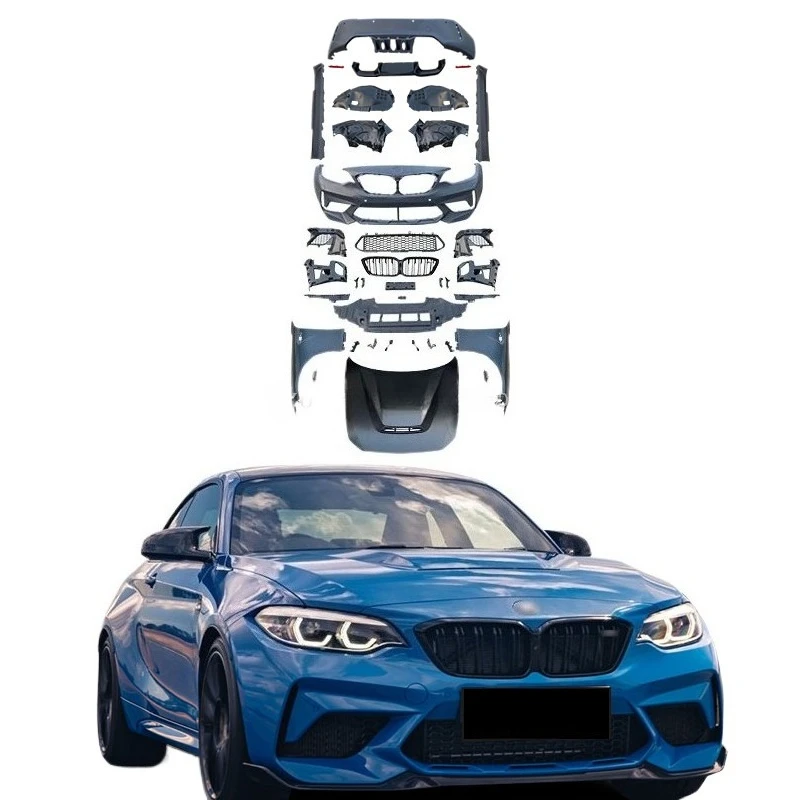 

Genuine Bodykit for BMWs2 Series F22 F23 F87 Modified M2C Front Car Bumpers Rear Car Bumper Fenders Hood