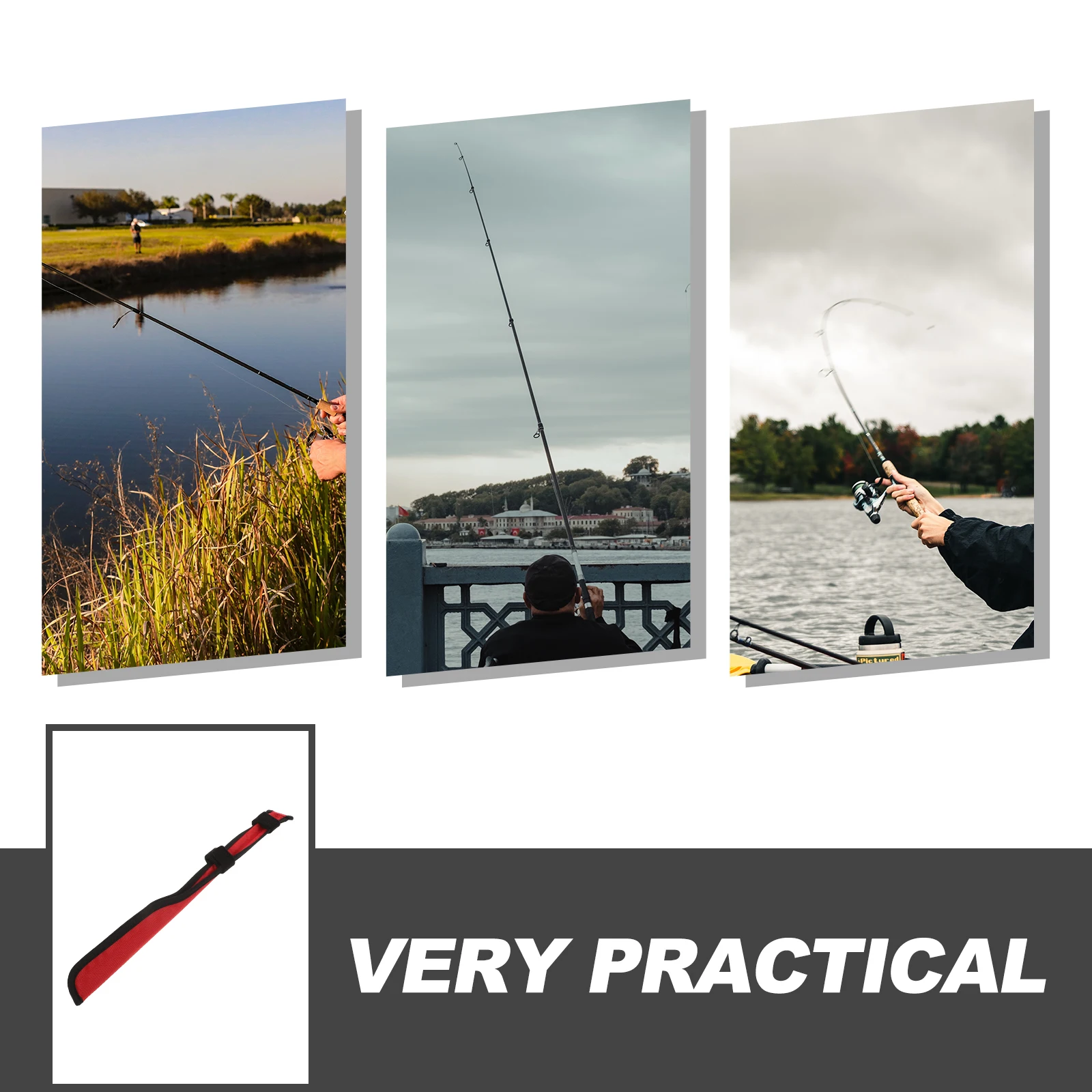 

Fishing Rod Tip Cover Pole Protector Sleeve Lightweight Durable Polyester Material Anti Break Design Comprehensive Protection