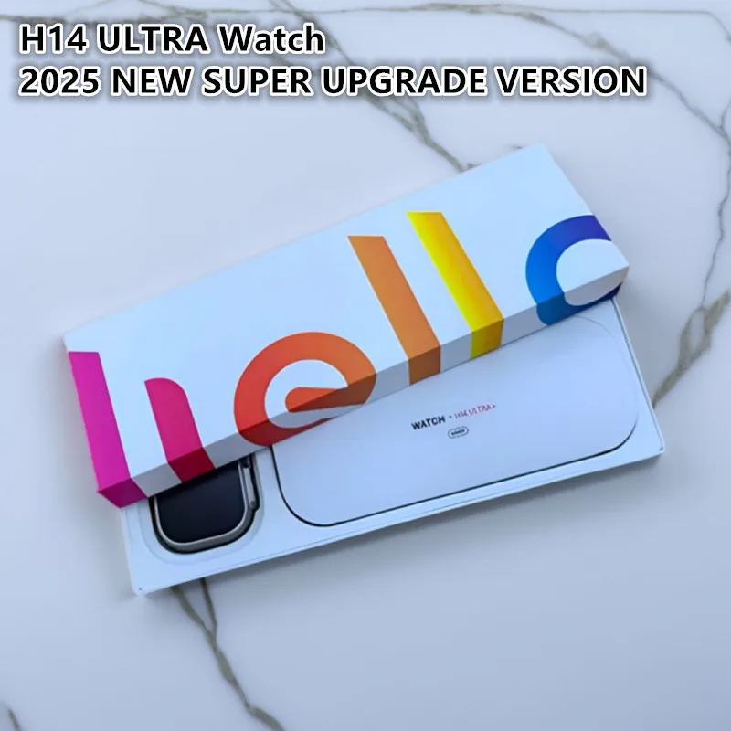 

2025 Newest Smart Watch H14 Ultra Plus Hello Watch 3 Series Amoled Screen 49mm Heart Rate Music Sport Mode Smartwatch Men Women