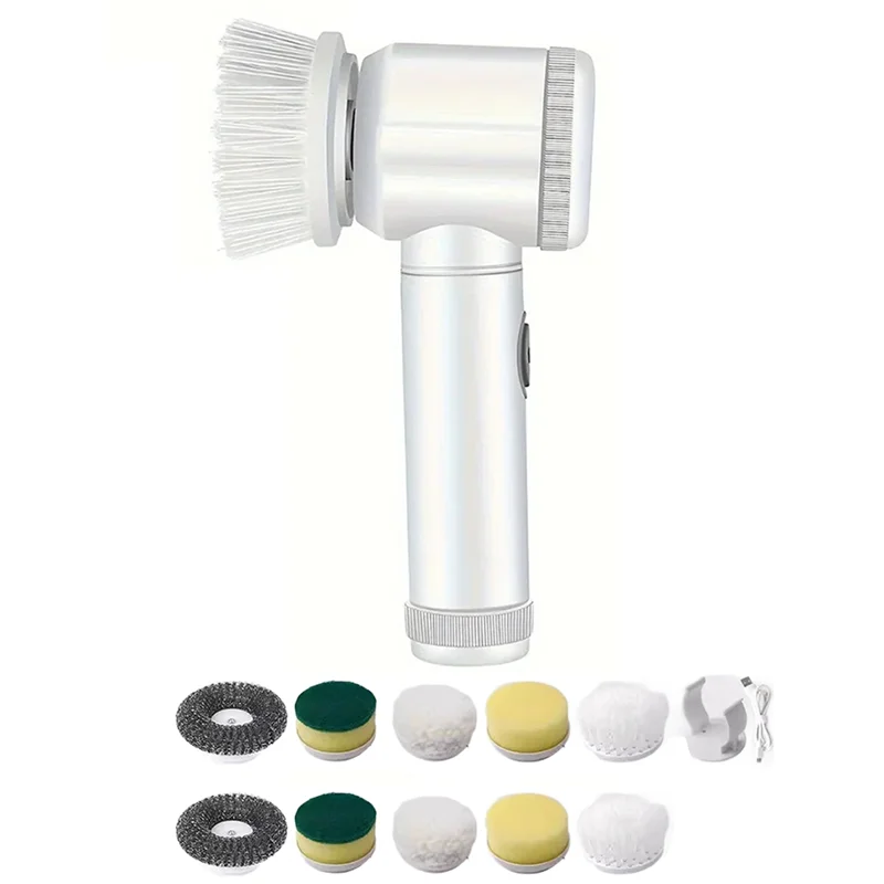 B25B Uniwersalna szczotka do czyszczenia Bezprzewodowa elektryczna szczotka ręczna do kuchni, łazienki i toalety