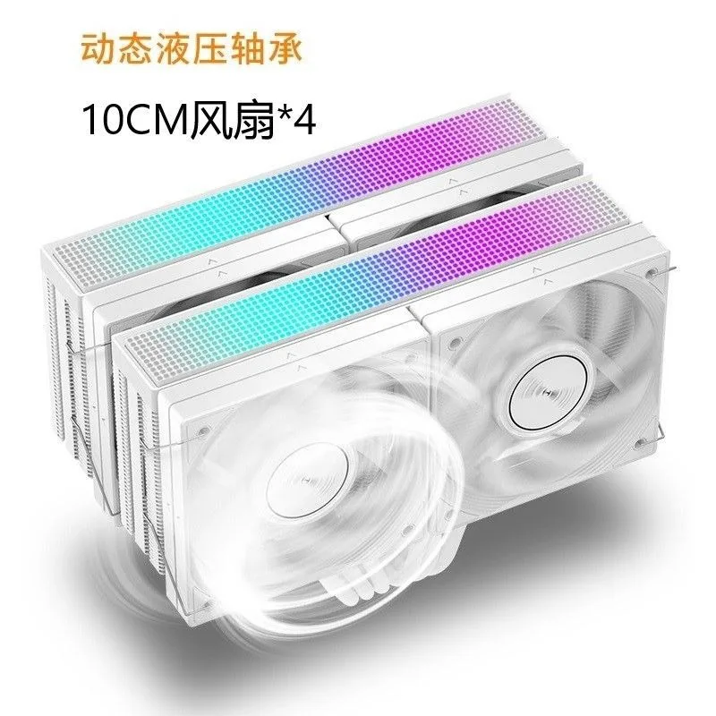 CPU radiator JF15K10cm4 fan unblocked memory six heat pipe PWM air cooling