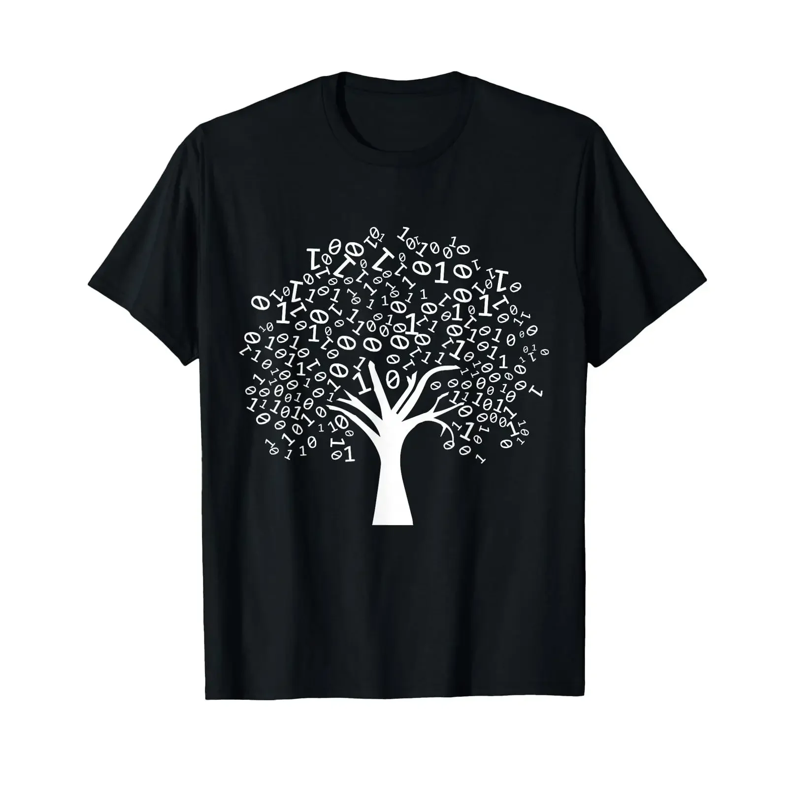 Binary Tree Computer Science Coding Programmer T Shirt vintage Washed Breathable Soft Versatile Unisex Casual graphic