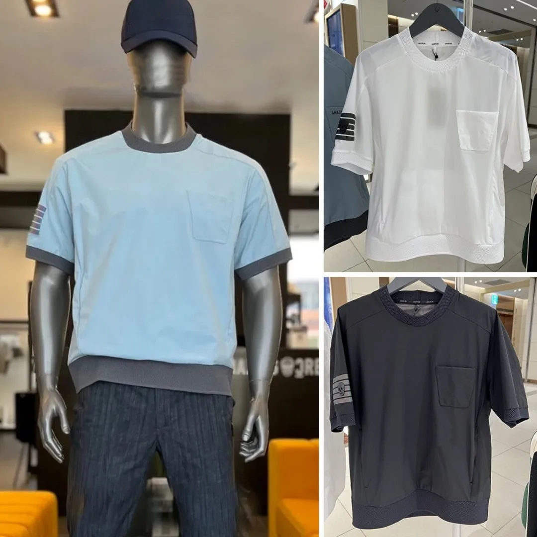 2026 Summer New Korean Style Golf Quick-Dry Breathable Versatile Lightweight Outdoor Soft Sport Men's Short Sleeve Polo Shirt