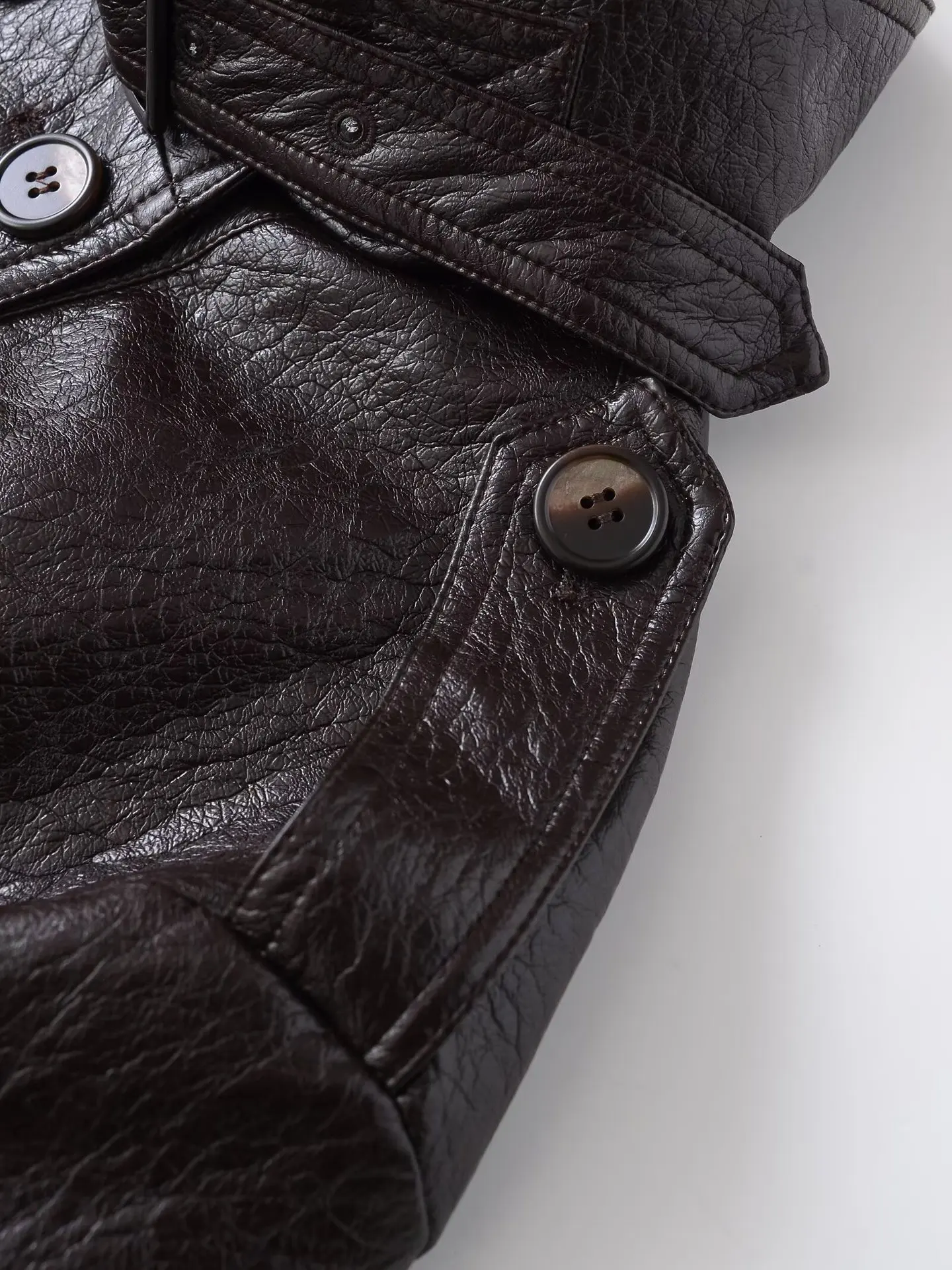 European and American style winter new fashion hot style INS Bella same style motorcycle wear PU jacket jacket street style