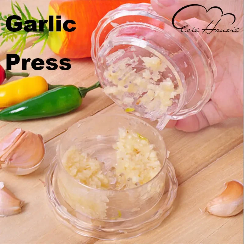 

Manual Twist Garlic Presses Plastic Garlic Crusher Masher Vegetable Chopper Garlic Grinder Box Home Accessories Kitchen Gadgets