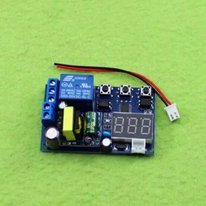 220V One Relay with Adjustable Delay Loop Electronic Component Push On-Off Switch Circuit for Home Automation