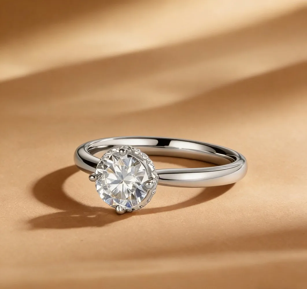 

Кольцо с выращенным в лаборатории бриллиантом на заказ, золото 9K/14K, 1-3 карата, чистота VVS, цвет D, для помолвки, свадьбы, годовщины, для женщин