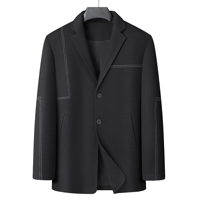 8XL 7XL 6XL 2024 New Design Autumn High End Luxury Brand Blazer Men Classic Black Suits Jackets Oversized Loose Mens Blazers