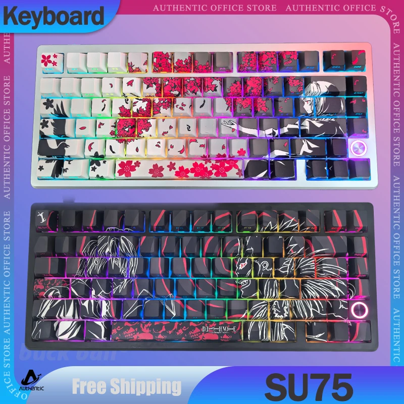 New SU75 Magnetic Switch Gamer Keyboard Wired 81 Keys Mechanical Keyboard Magneto TTC Esports Gaming Keyboard Rgb Gamer Keyboard