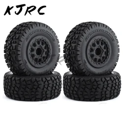 4pcs 108mm 1/10 Short Course Truck Tire Wheel Tyre 12mm Hex For Traxxas Slash Arrma Senton HuanQi 727 Vkar 10sc HPI HSP RC Car