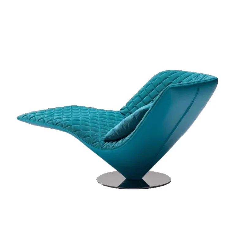 

Modern creative special-shaped fiberglass geometric armrest leisure chair hotel model room designer princess lazy reclining