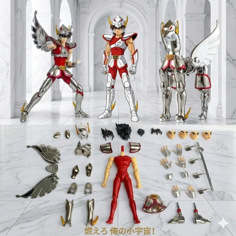 [Envío en 9 Horas] GreatToysGTSaintSeiyaMythClothExstExBronzePegasusV1Casco de Seguridad Totem Metal Armor Figura de Acción de Anime Juguete de Regalo