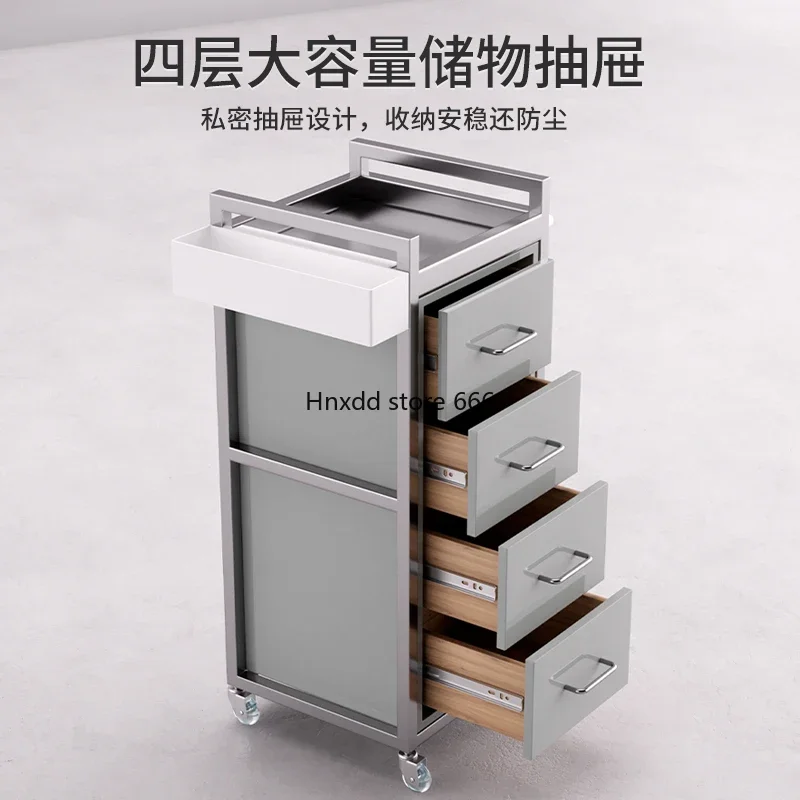 New Barber Shop Tool Cabinet Hair Stylist Drawer Hair Shop Products