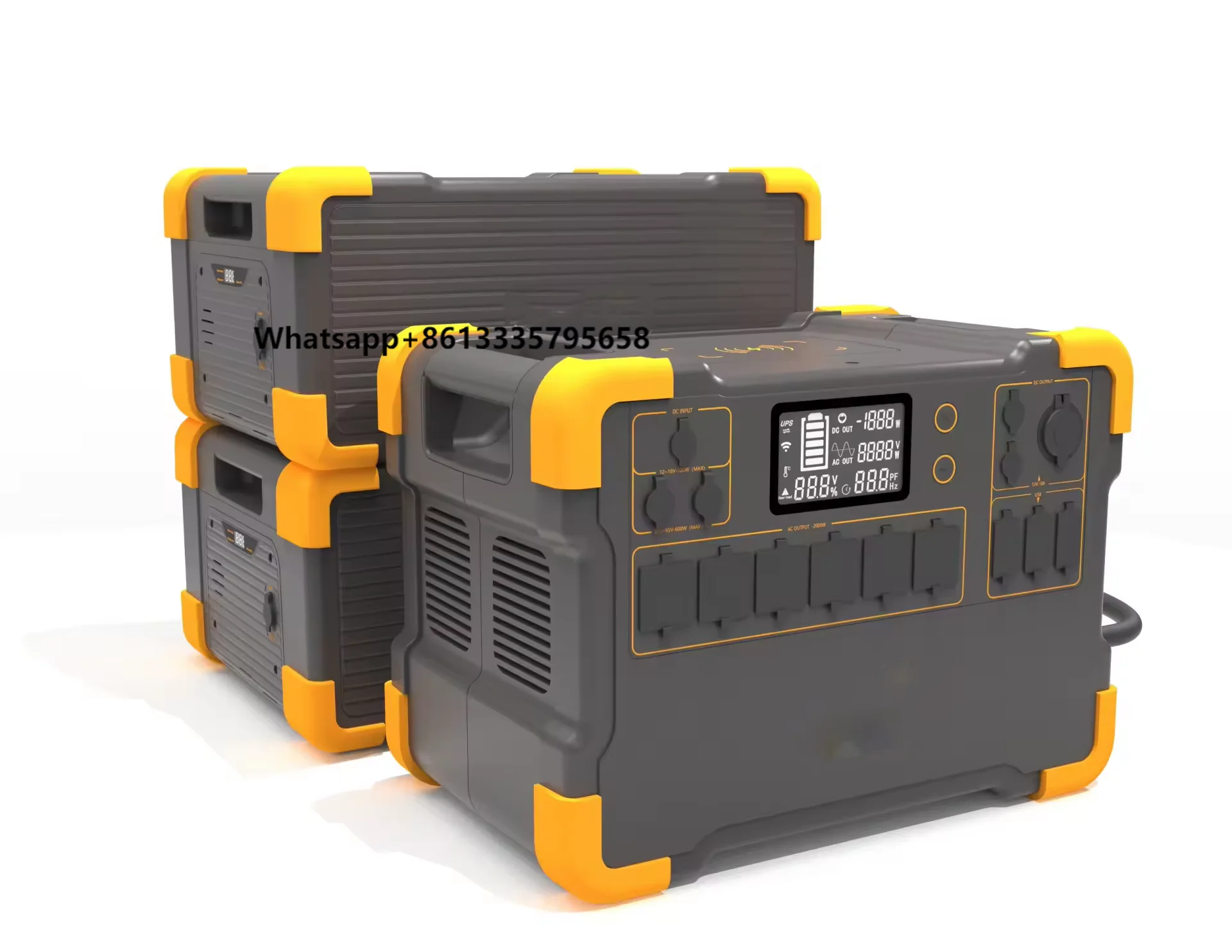 

Portable Power Station 3072Wh Supports Charging of Laptops, Mobile Phones, Fans and Appliances Portable Hybrid Solar