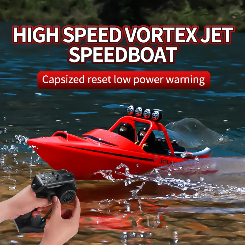 

new RC Boat TX725 remote control sboot 30 km/h Hochgeschwindigkeits-RC-Rennboot 2.4 GHz RC boats with battery alarm