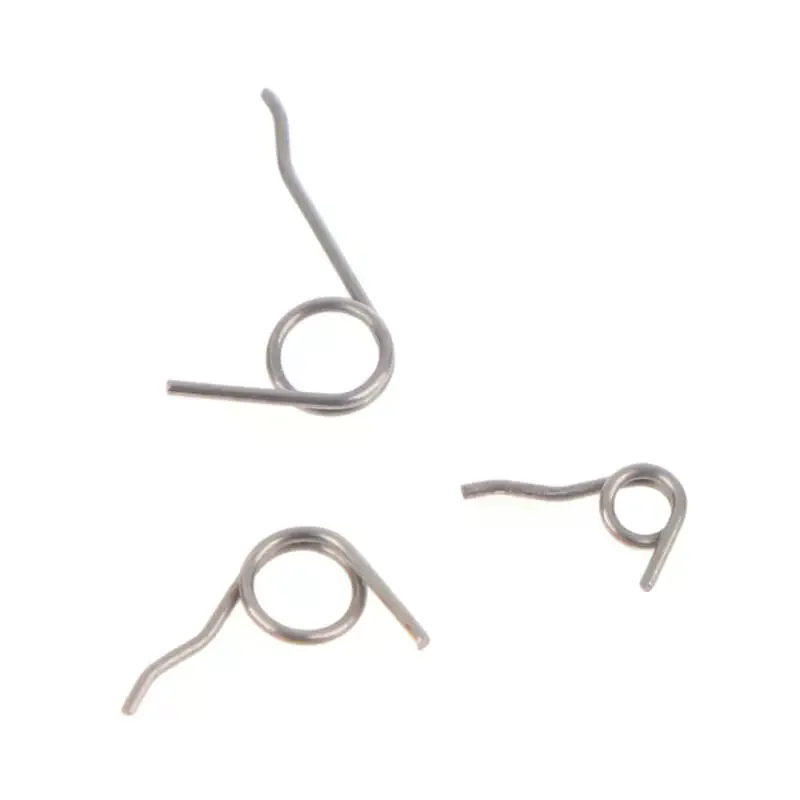 Stainless Steel Jewelry Lobster Clasps Torsion Spring Wire Dia 0.3mm Jewelry Mini Lobster Clasps Spring Small Torsion Spring