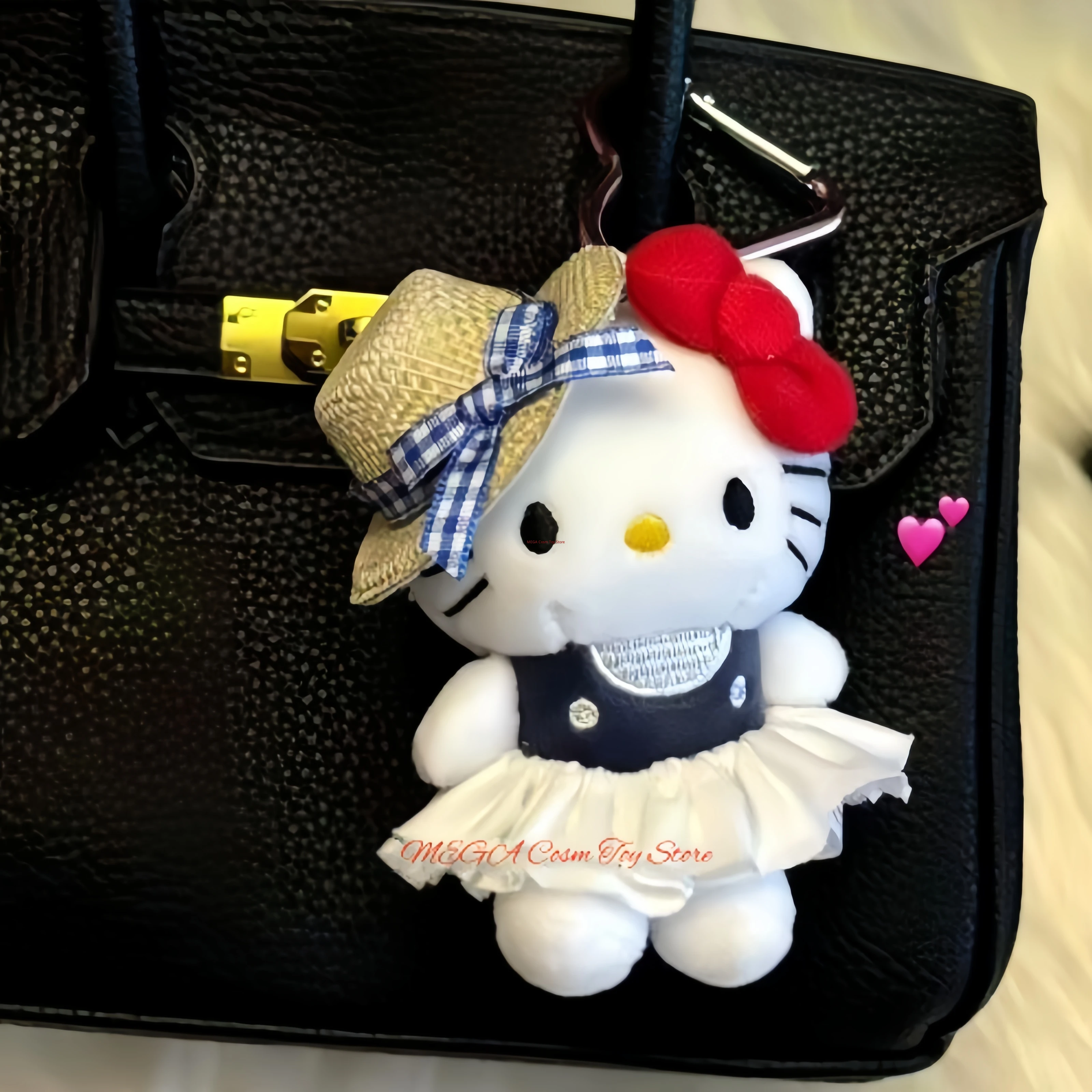 

Sanrio Hello Kitty 10Cm Plush Keychain Kawaii Anime Cartoon Plushie Pendant Bag Decor Soft Toy Christmas Gifts For Adult Fans