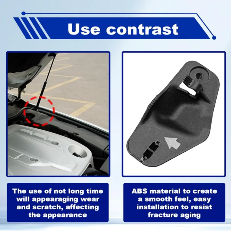 Hood Support Rod Clamp Holder Clip 53455-53010 For Lexus IS200 IS300 2001-2005