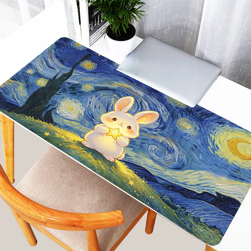 Cartoon Mouse Pad Animation Office E-sports Gaming Table Mat carpet Computer Keyboard Pad Cute Rabbit