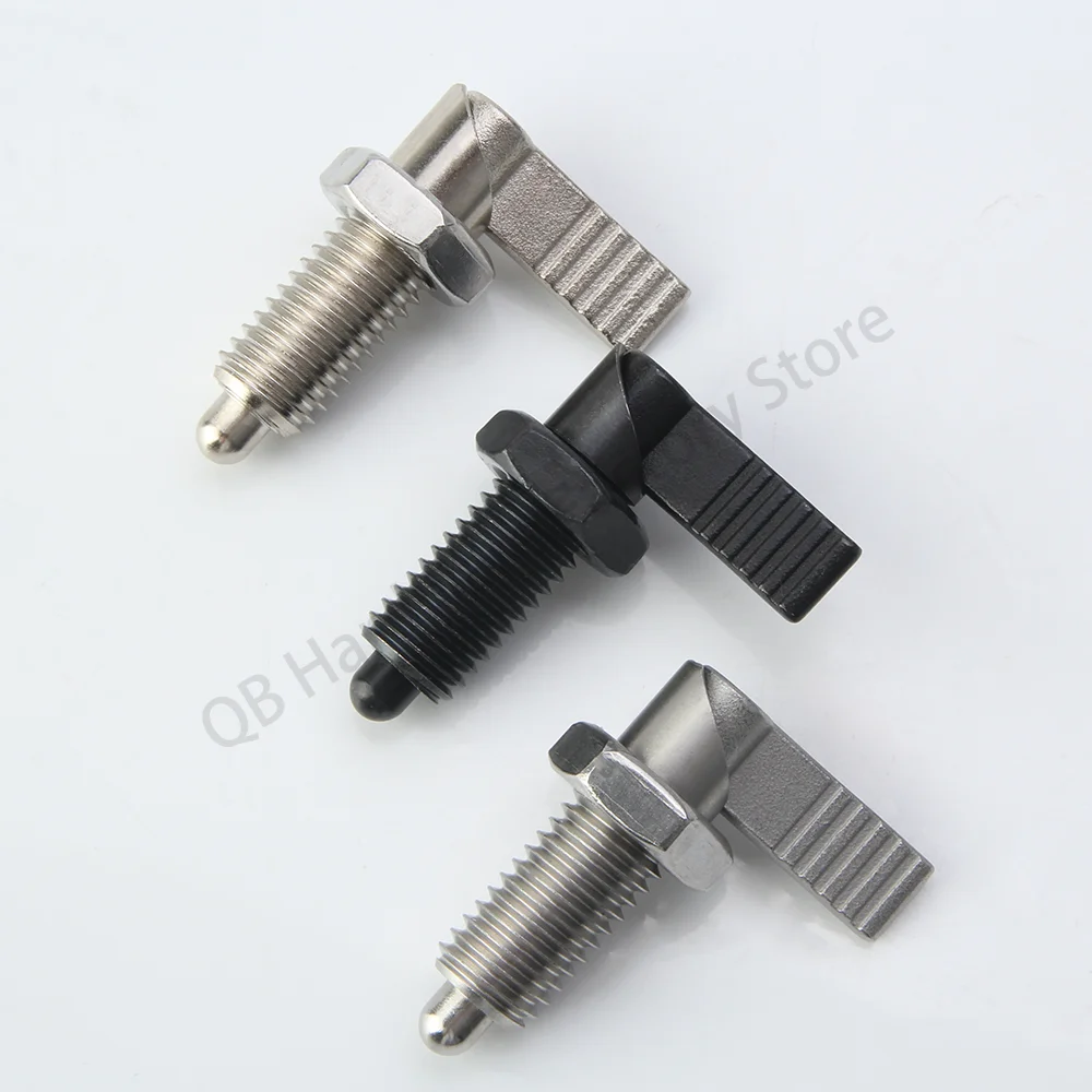 

Factory Outlet QB227 Stainless/Carbon Steel Coarse Threded L-handle Threaded Shell Body Lever Grip Locking Indexing Plungers