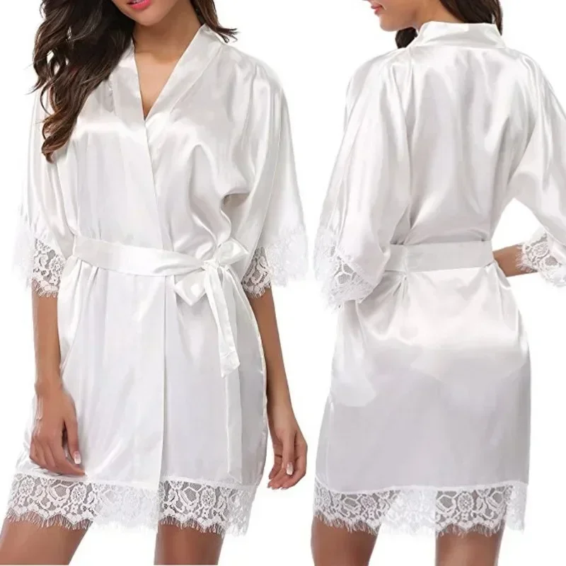 Sexy Lingerie Night Dress Sexy Imitation Ice Silk Nightgown Women's Pajamas Dress Womens Sleepwear Home Wear Plus Size S-3XL