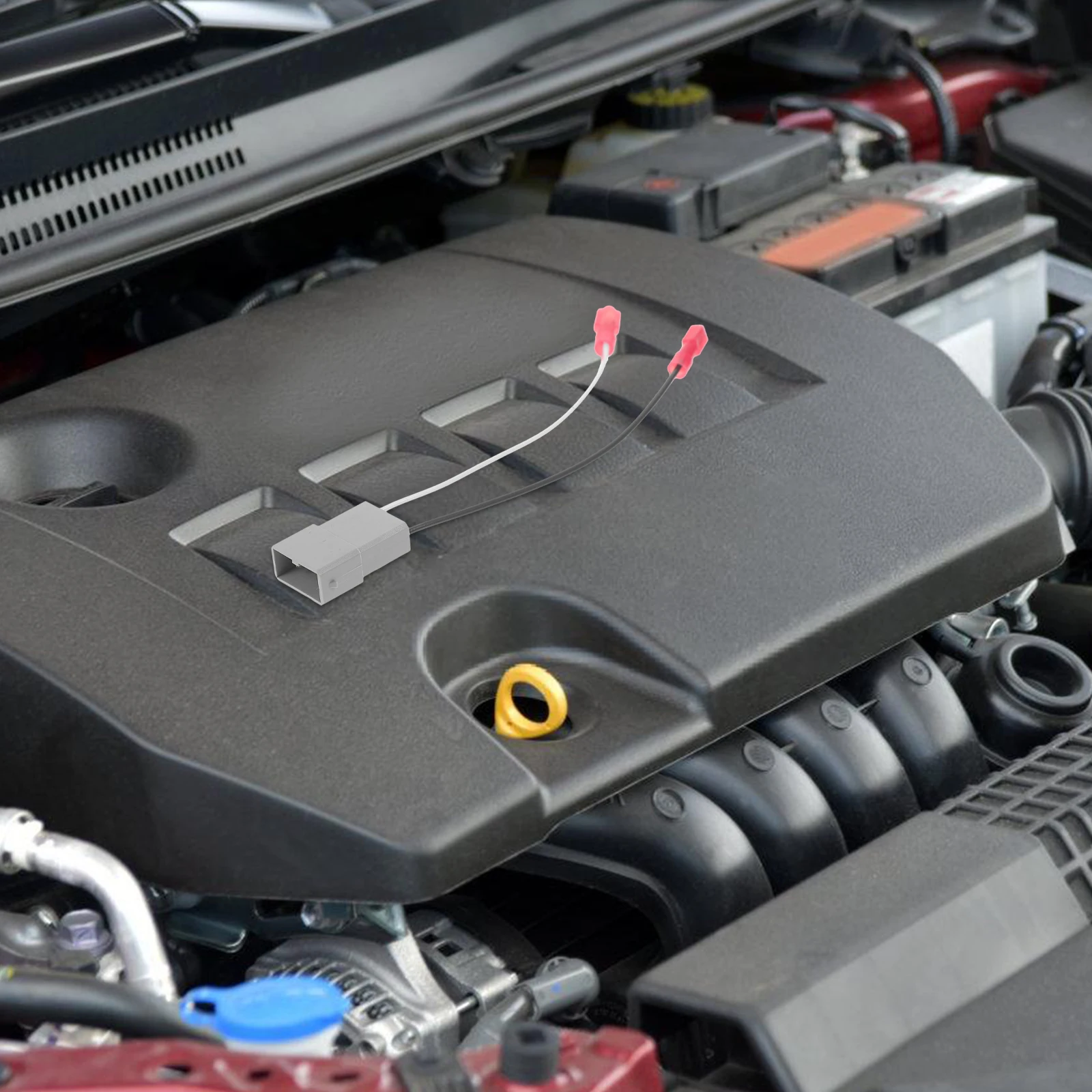 

4Pcs Speaker Wire Harness Adapter Car Door Replacement Install Plug ABS Durable Sound Quality Accessory Speaker