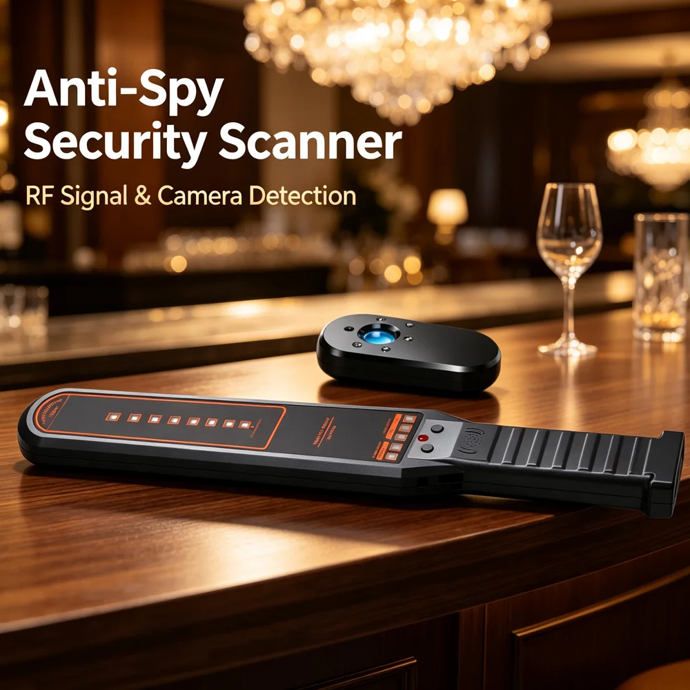 Hidden Camera Detection RF Signal GPS Tracker Detector Wireless Bug Finder Alarm Privacy Protection Hacker Gadgets Spy Device