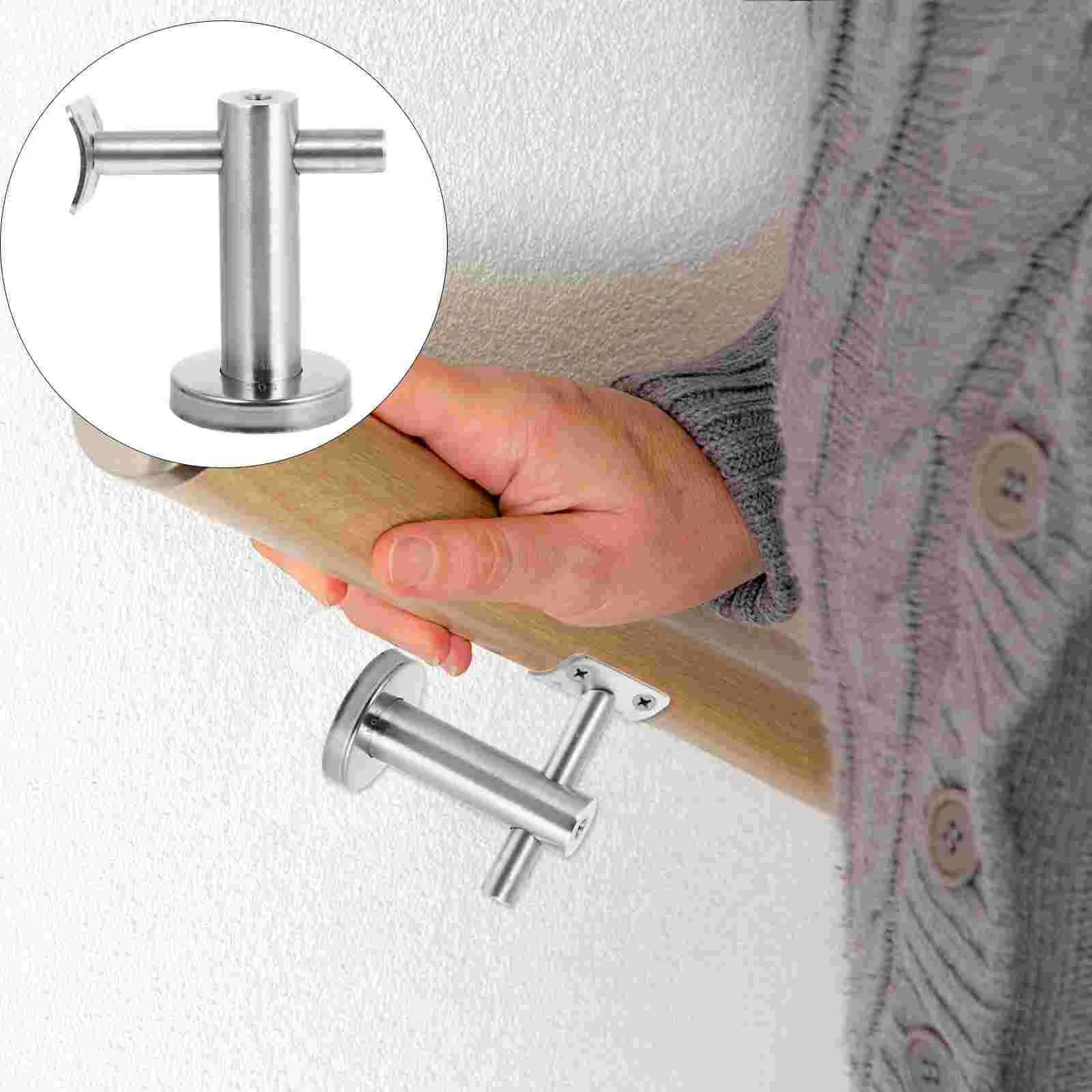 

Wall Railing Handrail Bracket Banister Support Mount Holder Mounted Stair Metal