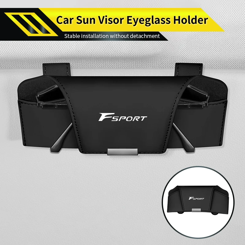 

Magnetic Car Visor Glasses Holder Sunglasses Storage Box Interior For Lexus F SPORT ES ES300 GS IS GS200 LS LX570 RX300 IS250
