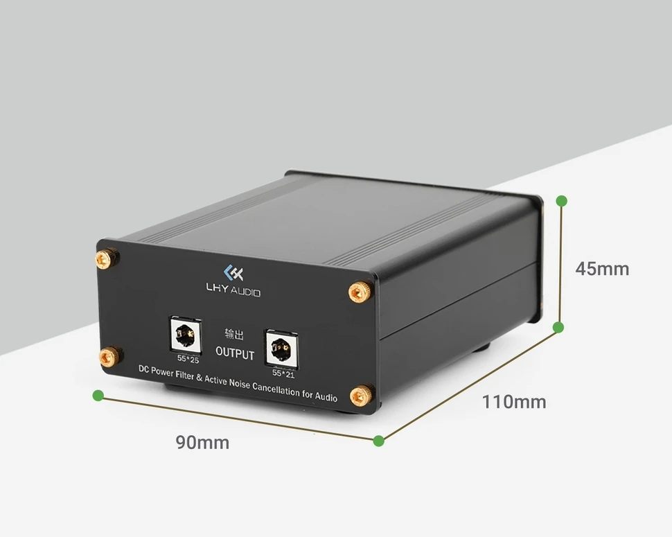 LHY DC Elite لتقليل الضوضاء النشط مع جهاز تنقية طاقة DC بمرشح مصفوفة ذات سعة كبيرة